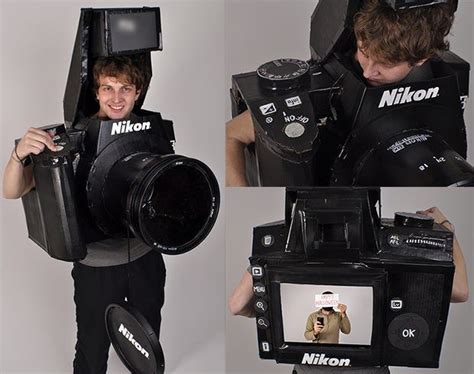 fake camera costume|camera costume functional.